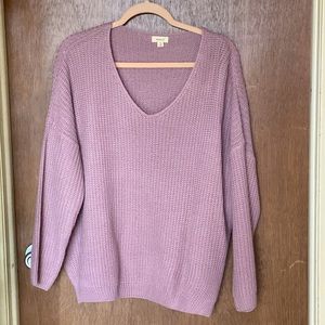 Light purple knit sweater